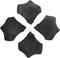 0.9LB Black Rose Petals, 5000 Pcs Black Fake Flowers Petals for Weddings,Flower Petals for Romantic Night for Him Set,Faux Silk Rose Petals for Valentine's Day Decorations(2.3'')